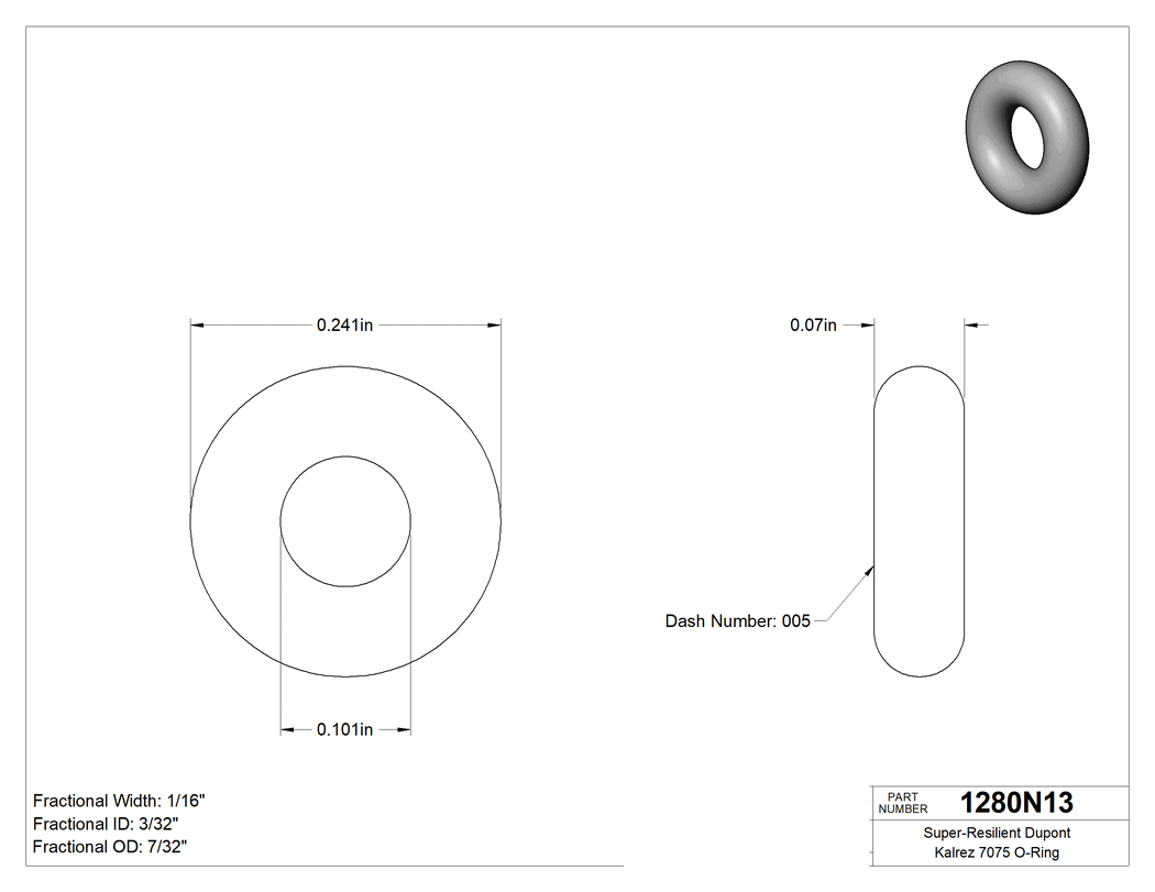 Technical drawing - 1280N13